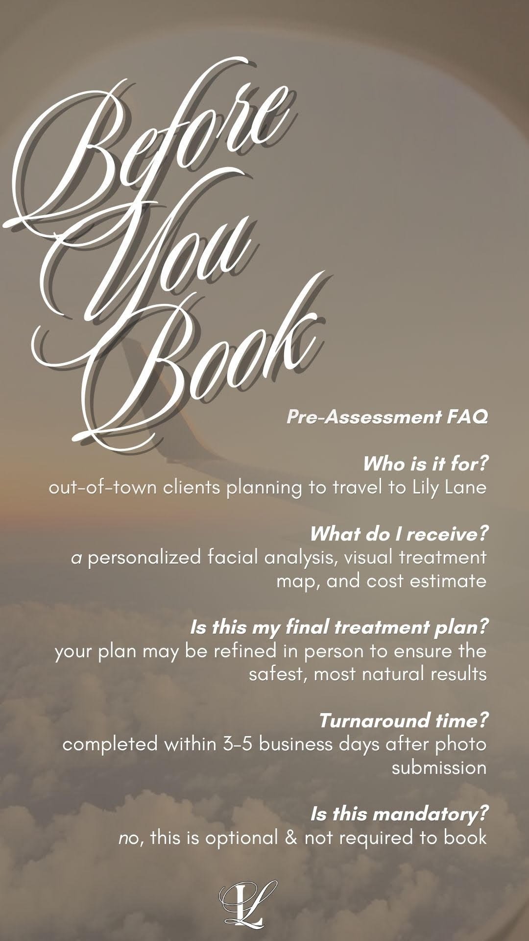 Before You Book — FAQ