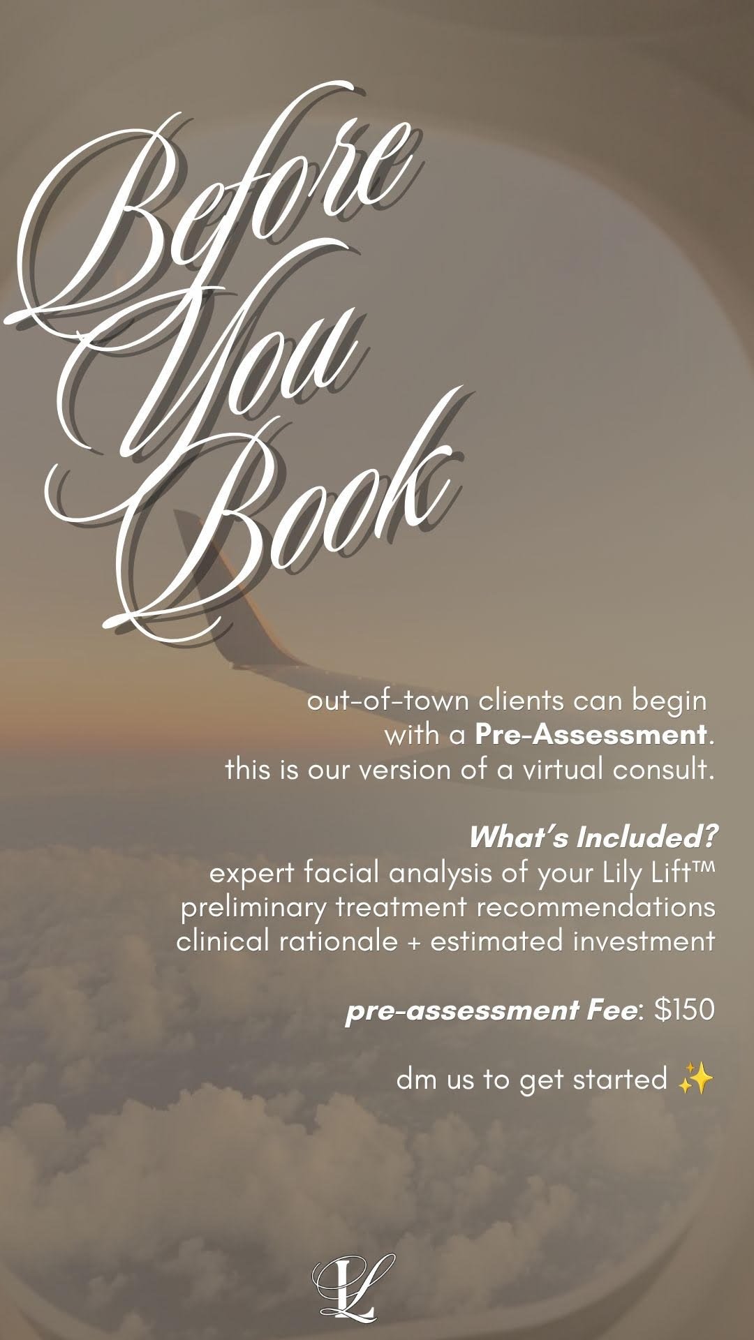 Before You Book — Pre-Assessment details